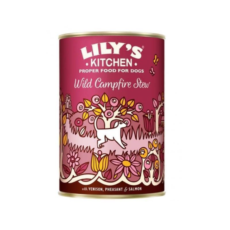 Lily's Wild Campfire Hotpot Υγρή Τροφή για Σκύλους με Ελάφι-Φασιανό-Σολωμό 400gr