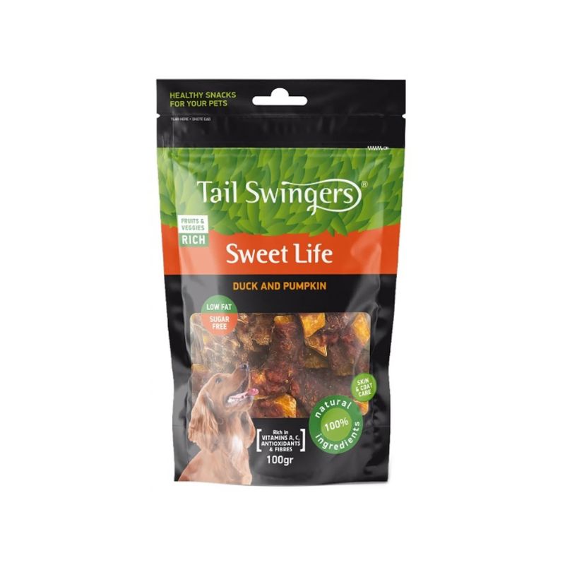 Pet Interest Tailswingers Bites Λιχουδιές Σκύλου με Πάπια-Κολοκύθα 100gr