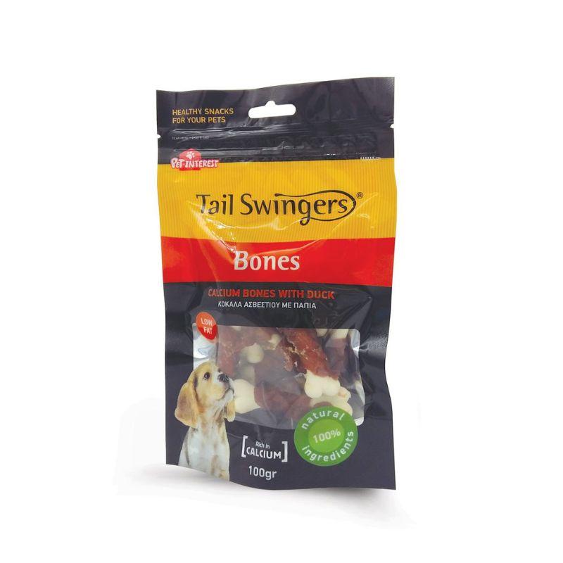 Pet Interest Tailswingers Bones Λιχουδιές Σκύλου με Πάπια 100gr