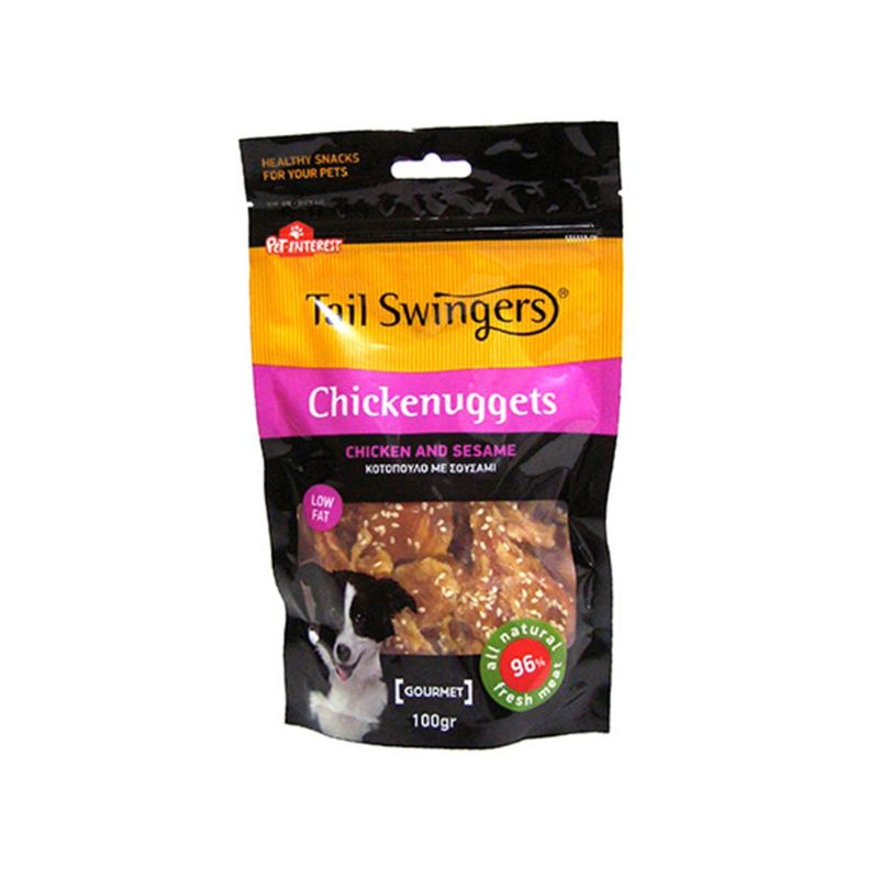 Pet Interest Tailswingers Cheesenuggets Λιχουδιές Σκύλου με Κοτόπουλο-Σουσάμι 100gr