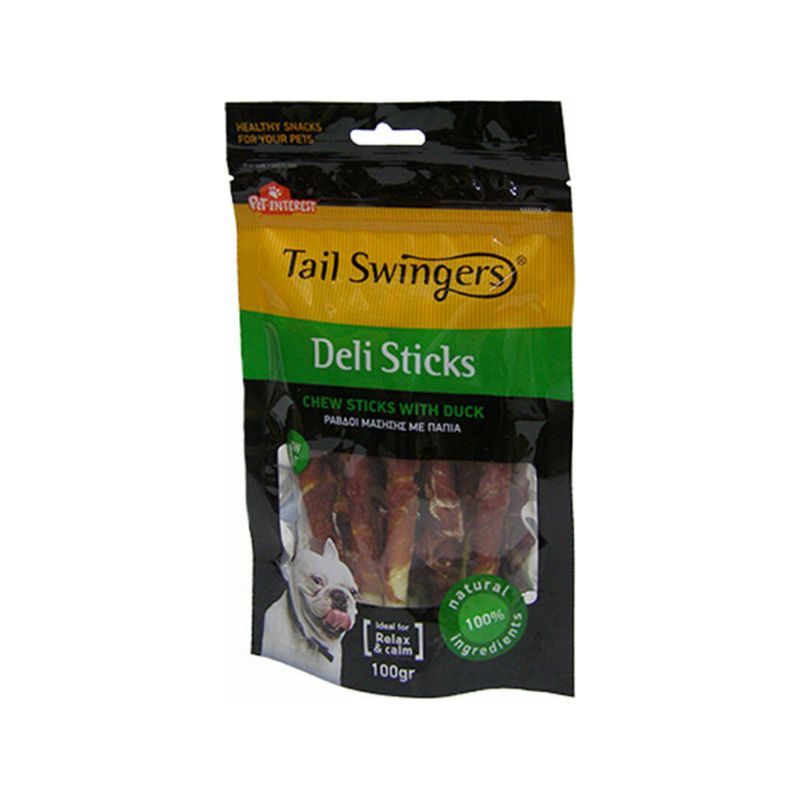 Pet Interest Tailswingers Deli Sticks Bones Λιχουδιές Σκύλου με Πάπια 100gr