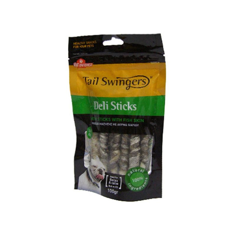 Pet Interest Tailswingers Deli Sticks Bones Λιχουδιές Σκύλου με Ψάρι 100gr