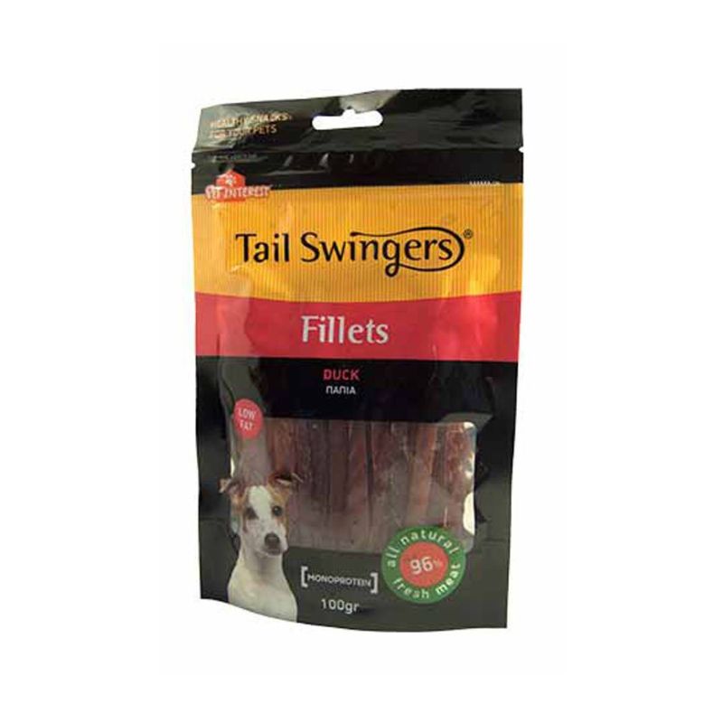 Pet Interest Tailswingers Fillets Λιχουδιές Σκύλου με Πάπια 100gr
